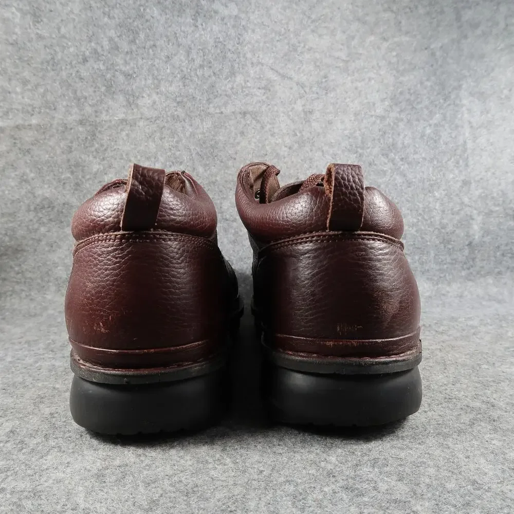 Propet Shoes Mens 13 5E Wide Casual Comfort Village Walker Brown Leather Oxford